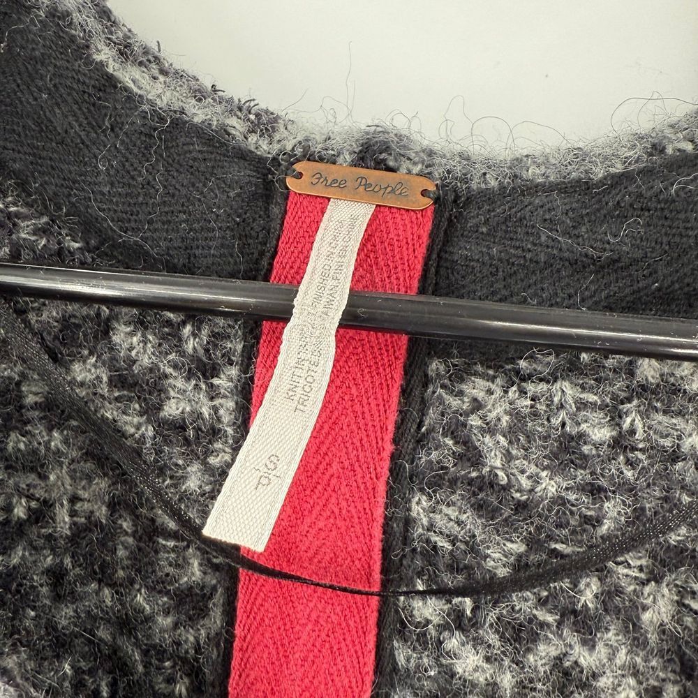 Free People Gray Raggy Knit Wool blend‎ small - Picture 6 of 12
